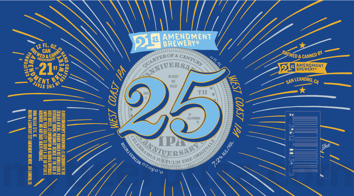 21st Amendment Adding 25 Anniversary IPA
