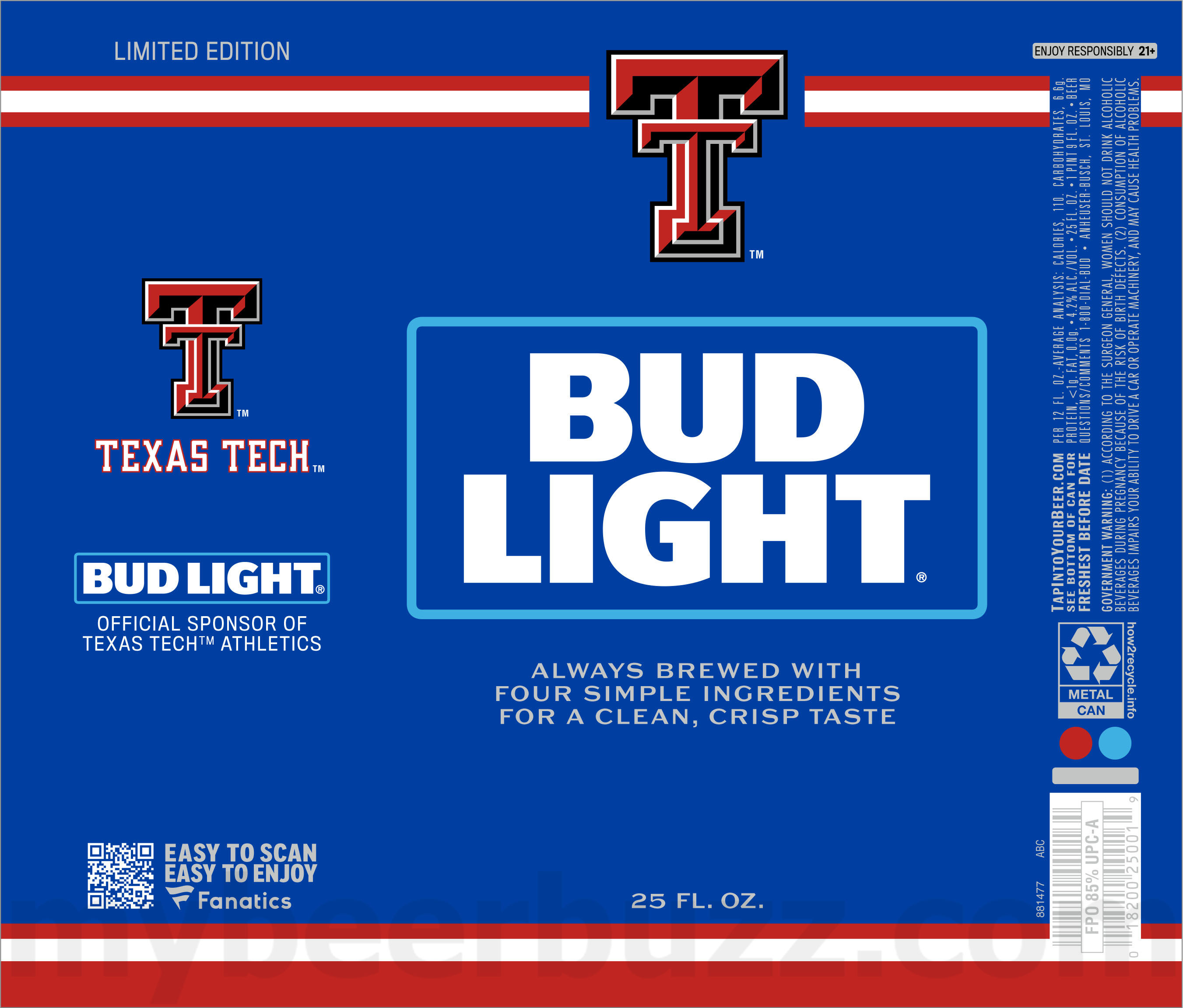 Bud Light Adding 2025 College Football Fanatics Packaging Bud Light Adding 2025 College Football Fanatics Packaging