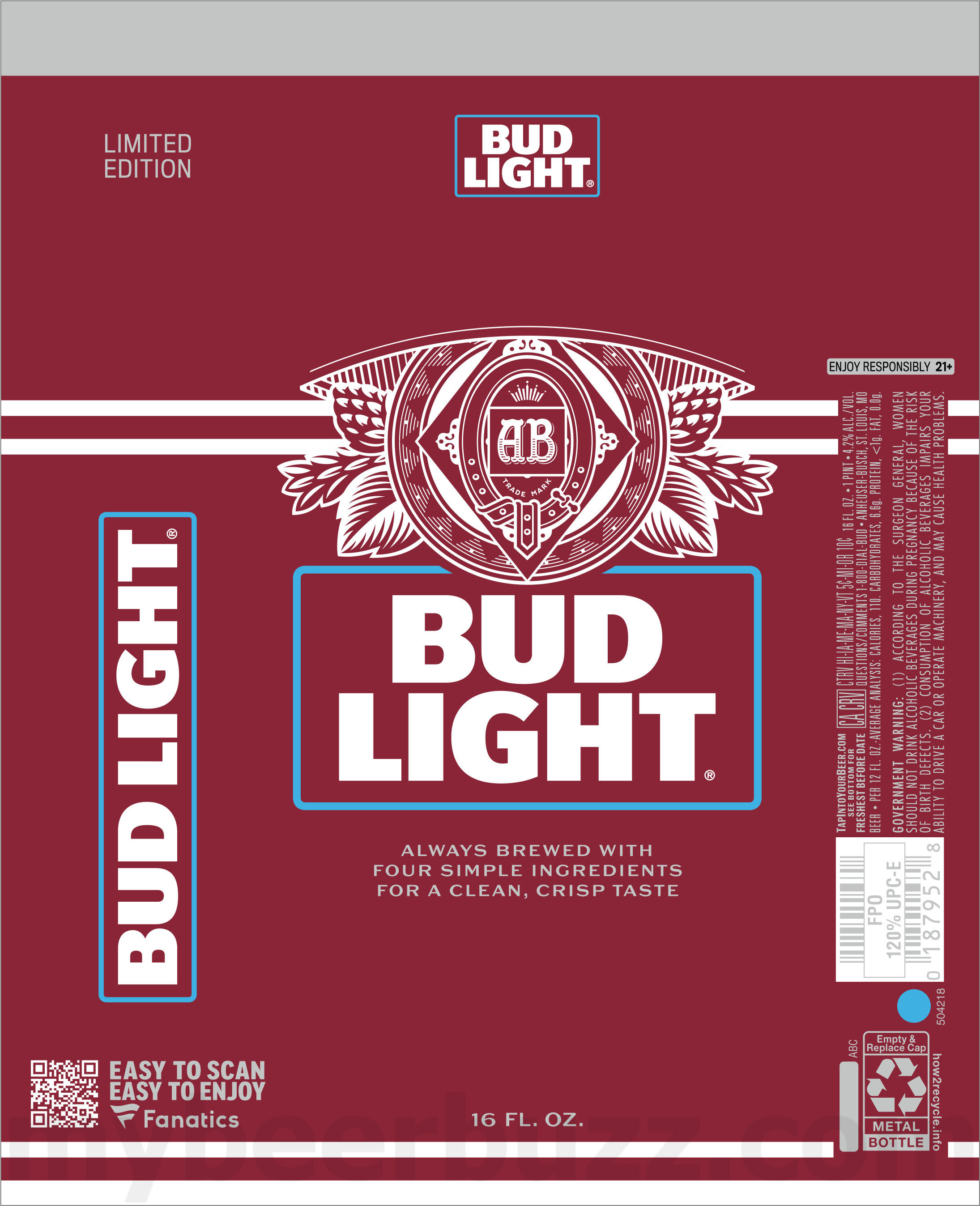 Bud Light Adding 2025 College Football Fanatics Packaging Bud Light Adding 2025 College Football Fanatics Packaging