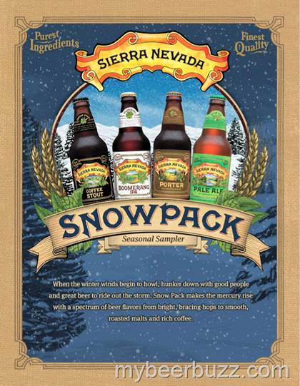 Sierra Nevada To Release “Snow Pack” Seasonal Sampler - My BeerBuzz