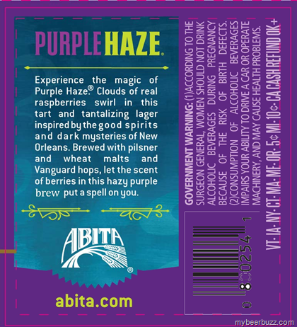 Abita Updates Packaging For Purple Haze Raspberry Lager - My BeerBuzz