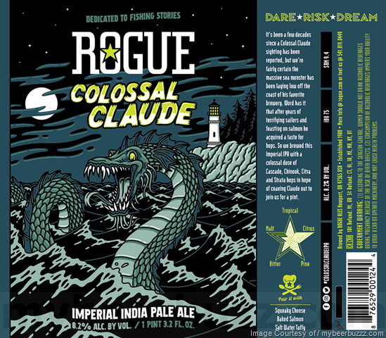 Rogue Adding Colossal Claude 19.2oz Cans / Dead ‘n’ Dead - My BeerBuzz